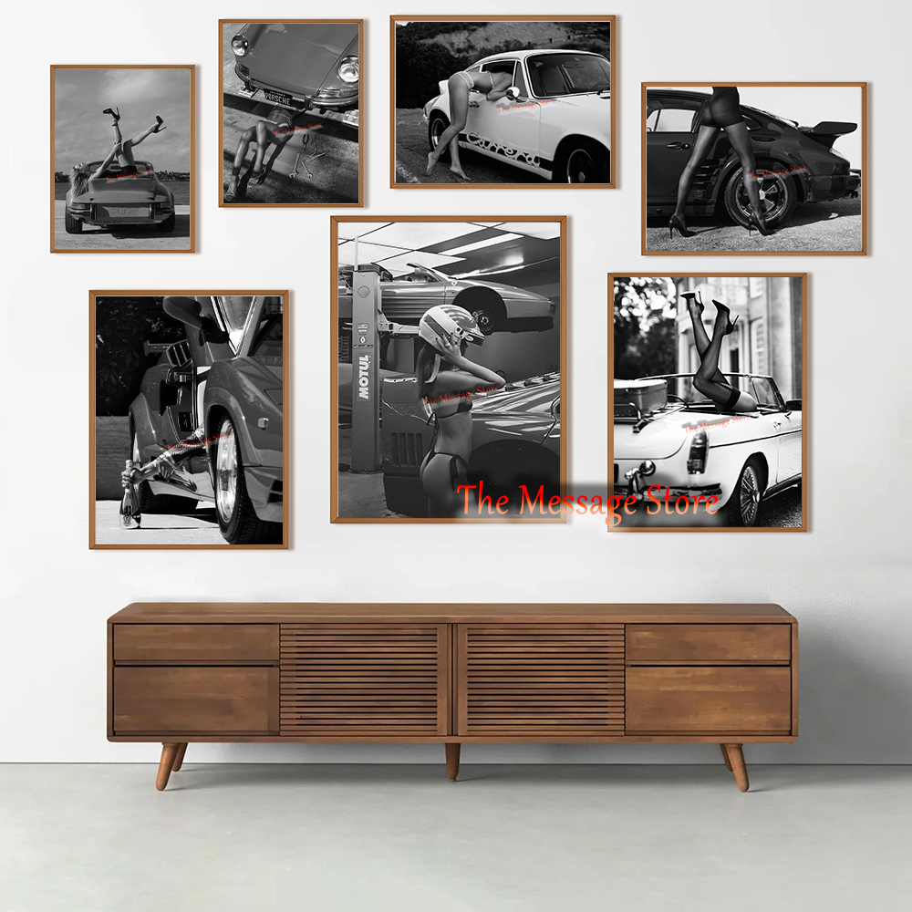 Luxury Lifestyle Photos - Retro Seksowna Dziewczyna na Wysokich Obcasach