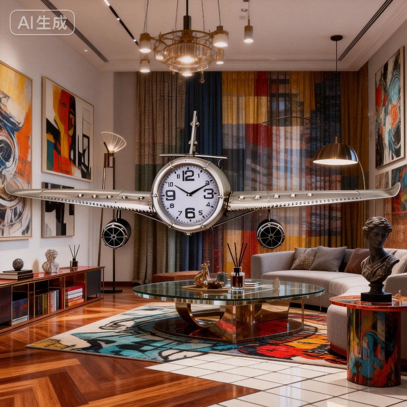 Luxury Lifestyle Living - Ciche zegary ścienne do salonu, kreatywne