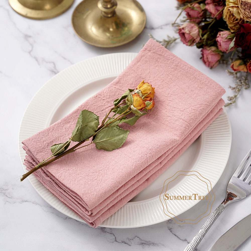 24 sztuki serwetek materiałowy – Linen Napkin Set recenzja i cena