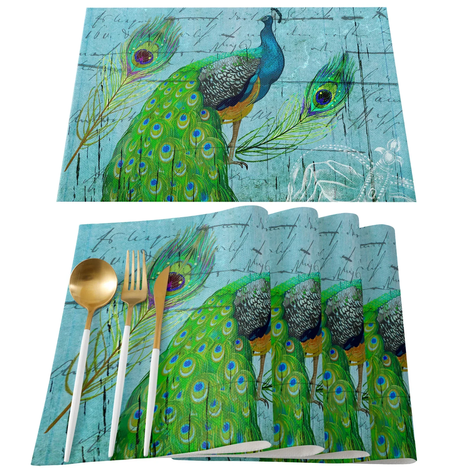 4szt Zestaw podkładek na stół  – Linen Napkin Set recenzja i cena