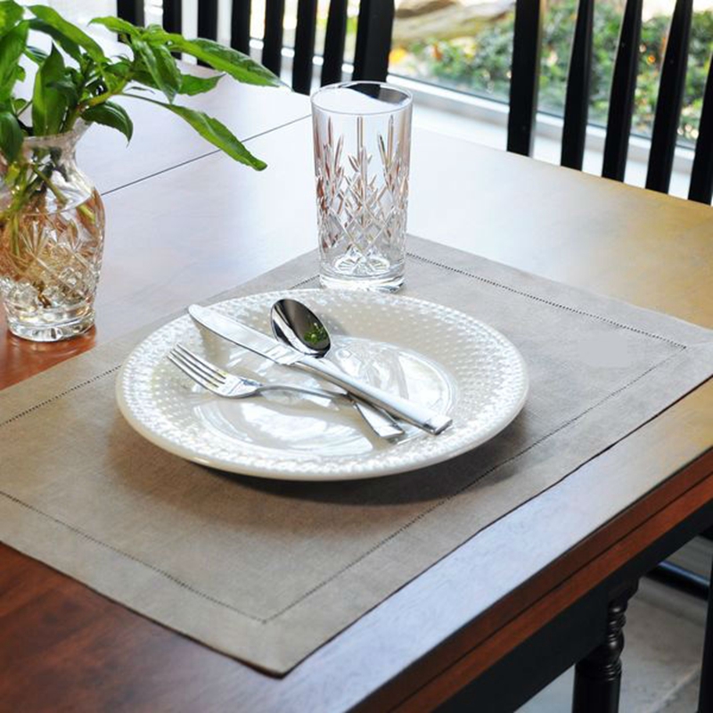 6 sztuk białe serwetki Hemstit – Linen Napkin Set recenzja i cena
