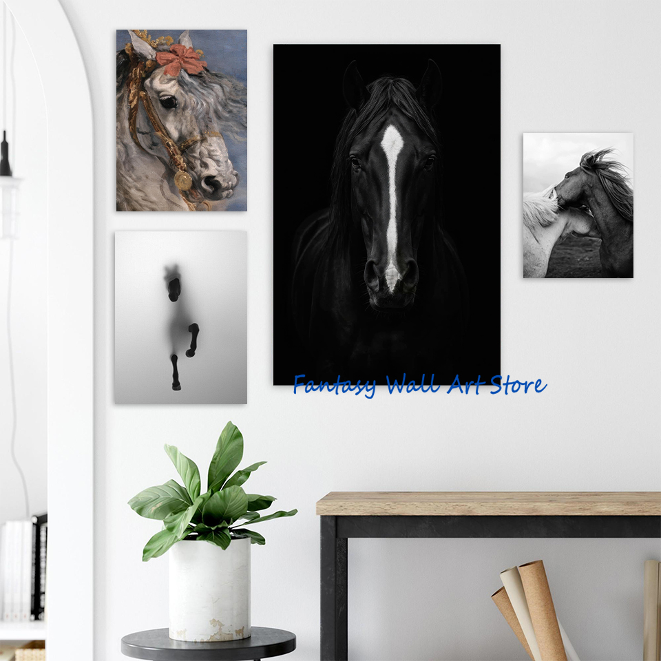 Zdjęcia Czarnych Koni Vintage  – Luxury Lifestyle Photos recenzja i cena