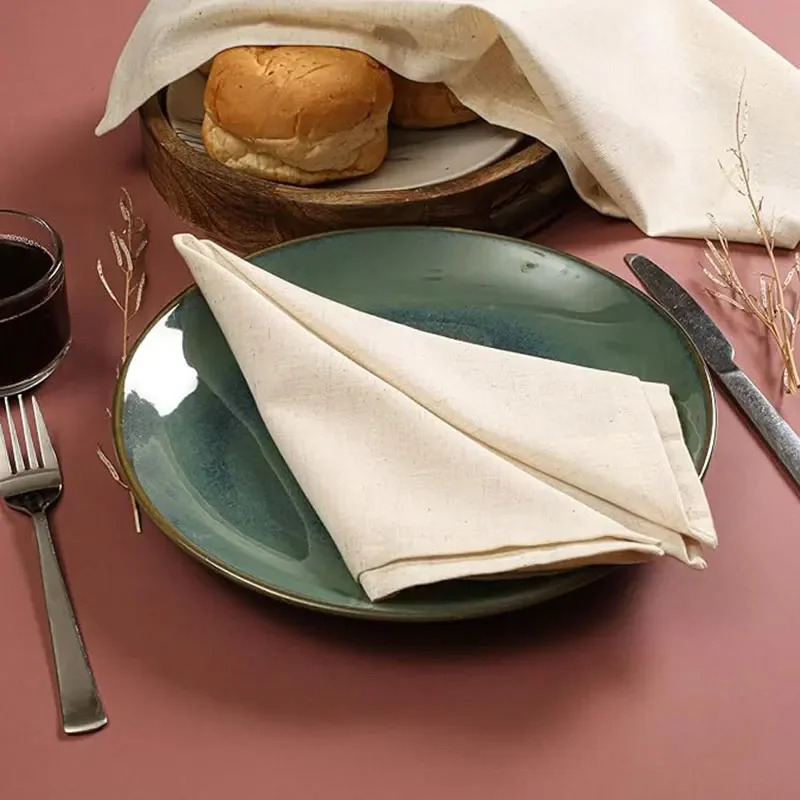 Zestaw 6/10/12 lnianych serwet – Linen Napkin Set recenzja i cena
