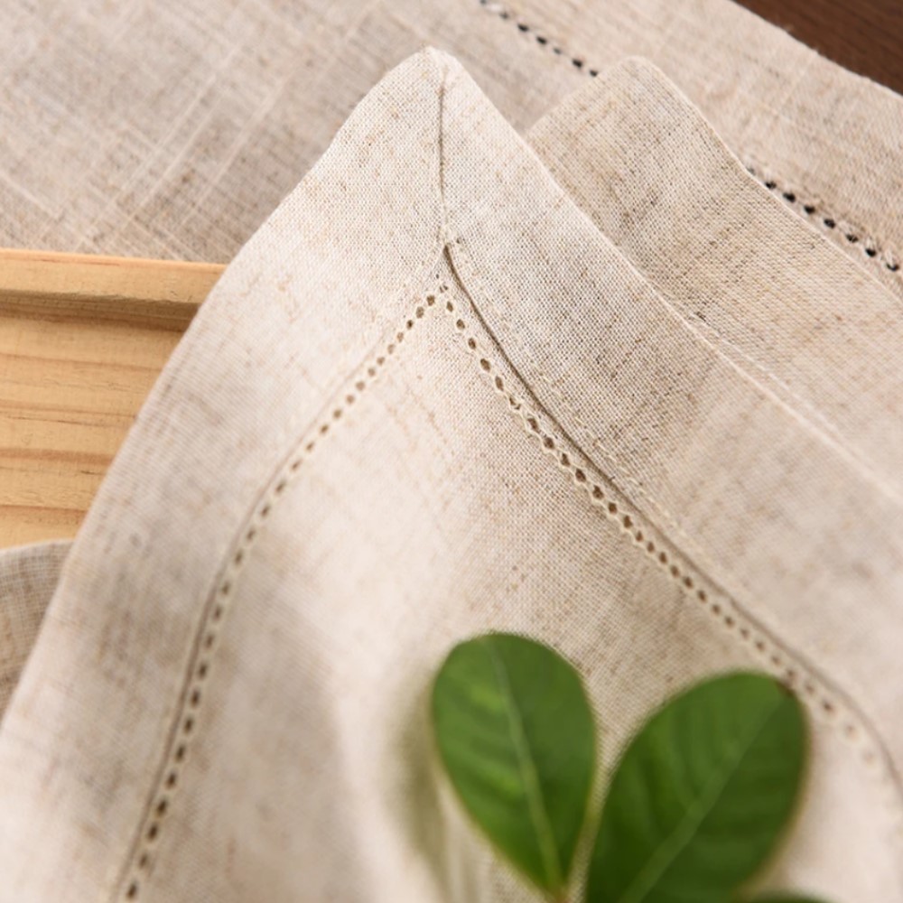 1/5/10 szt. lniane serwetki kh – Linen Napkin Set recenzja i cena