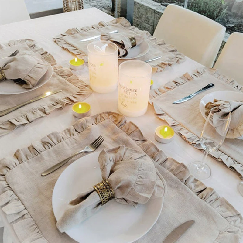 Zestaw 6 serwetek ze 100% lnu  – Linen Napkin Set recenzja i cena