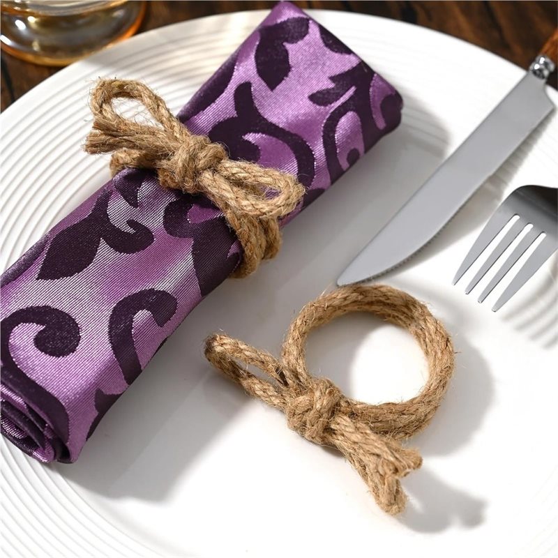 ABKP-12 szt. lnianych pleciony – Linen Napkin Set recenzja i cena